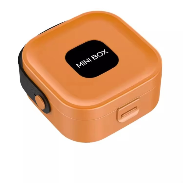 Portable Storage Box with Mirror – Compact Ring, Earring & Necklace Case